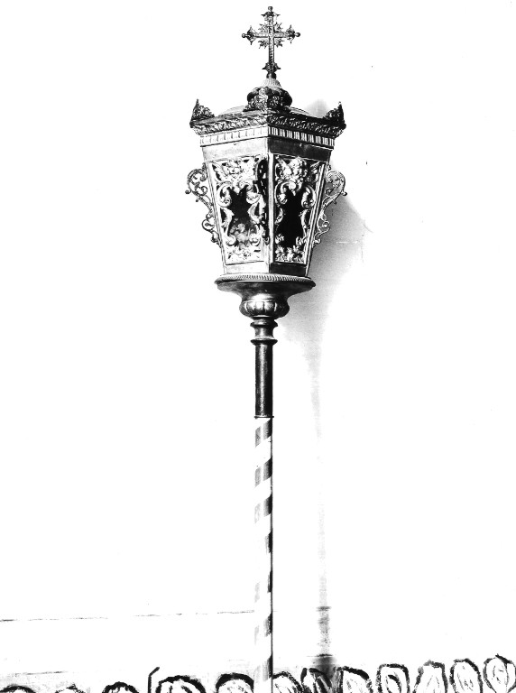 lanterna processionale, coppia - ambito viterbese (sec. XIX)