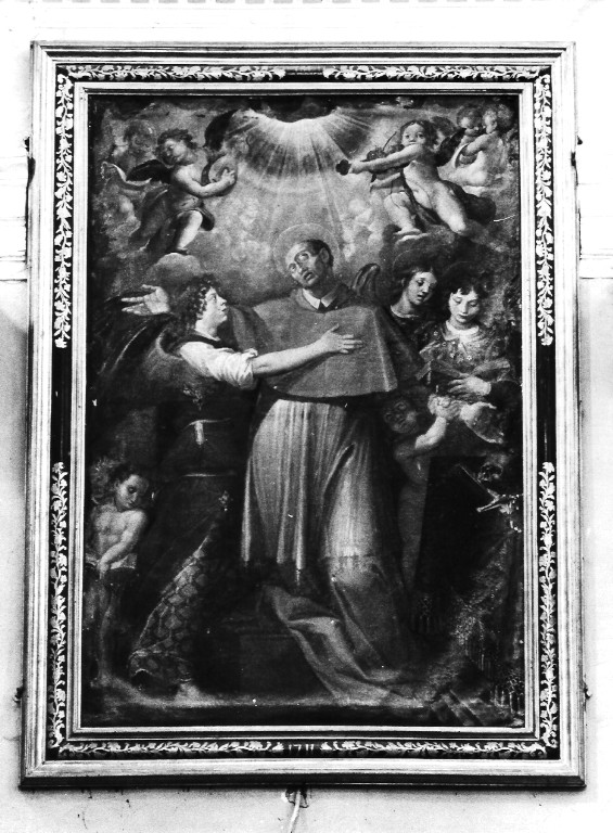 estasi di San Carlo Borromeo (dipinto) di Circignani Antonio detto Pomarancio (attribuito) (inizio sec. XVII)