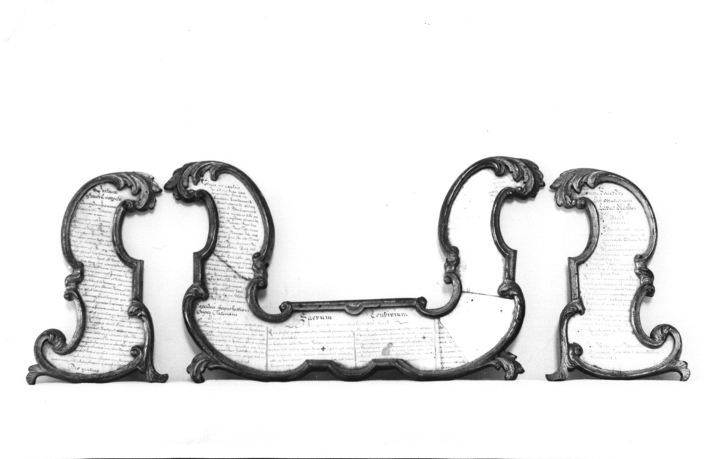 cartagloria, elemento d'insieme - ambito reatino (inizio sec. XVIII)