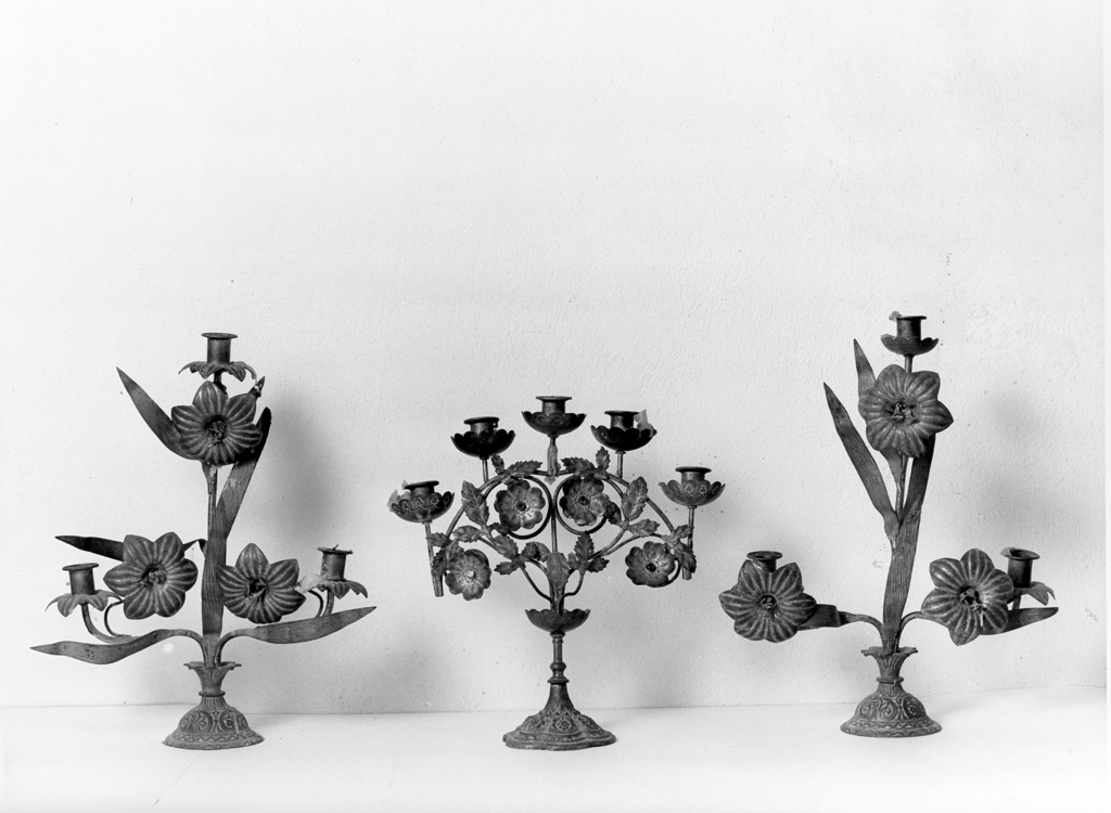 candeliere d'altare - ambito laziale (sec. XIX)