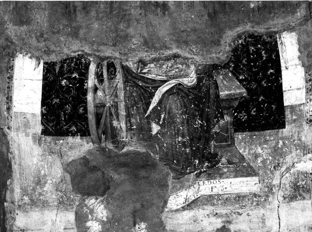 Santa Caterina d'Alessandria (dipinto, frammento) - ambito tosco laziale (fine sec. XV)