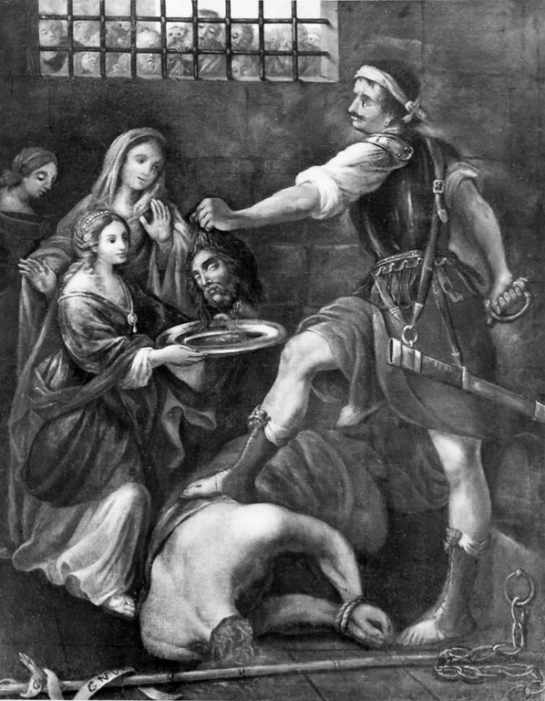 decapitazione di San Giovanni Battista (dipinto) - ambito laziale (inizio sec. XVII)