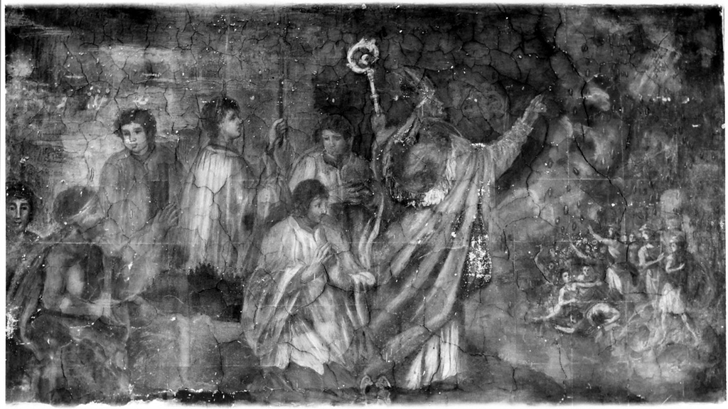 miracolo della ghianda (dipinto) - ambito Italia centrale (sec. XVII)