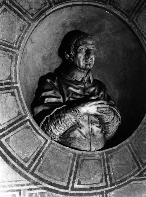 ritratto del vescovo Giovan Carlo Antonelli (scultura) - ambito laziale (sec. XVII)