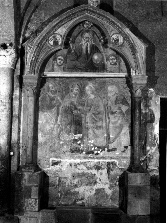 storie della vita della Madonna (edicola, complesso decorativo) - ambito viterbese (sec. XIII, sec. XIV, sec. XVII)