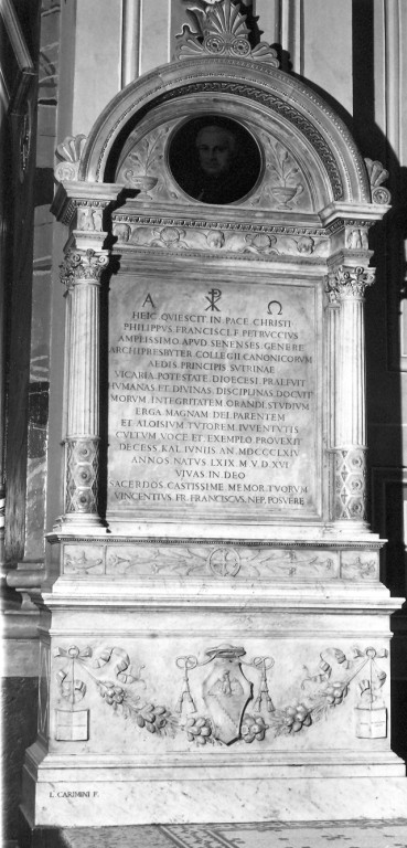 monumento funebre di Carimini Luca (seconda metà sec. XIX)