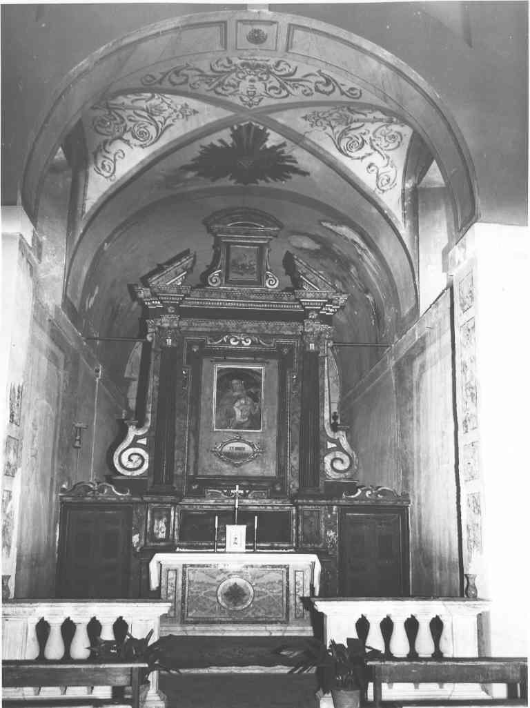 altare maggiore - ambito laziale (fine/inizio secc. XVII/ XVIII)