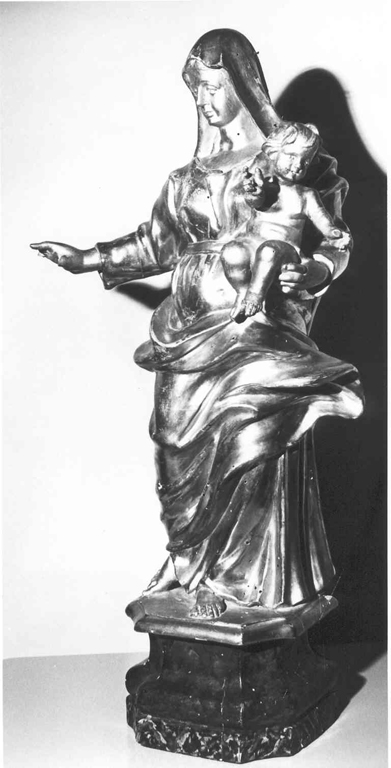 Madonna con Bambino (statuetta) - ambito romano (sec. XVIII)