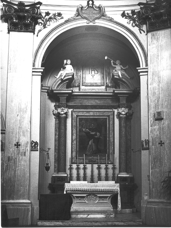 altare - a edicola - ambito laziale (seconda metà sec. XVIII)