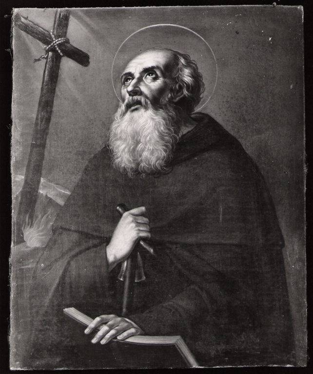 Sant'Antonio Abate (dipinto) - ambito laziale (sec. XIX)