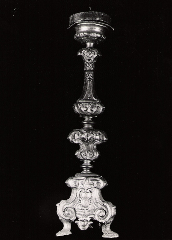 candelabro, serie - ambito laziale (prima metà sec. XVIII)