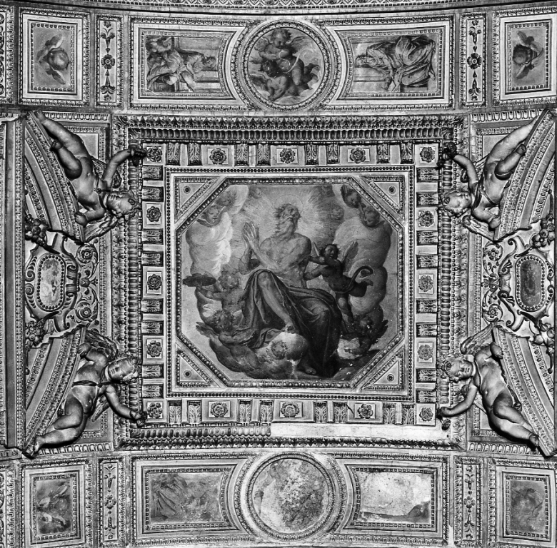 apoteosi di San Girolamo (dipinto) di Pieri Stefano (attribuito) (sec. XVI)