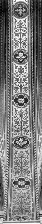 Elementi simbolici, fiori e motivi vegetali (decorazione pittorica) di Cisterna Eugenio (bottega) (secc. XIX/ XX)