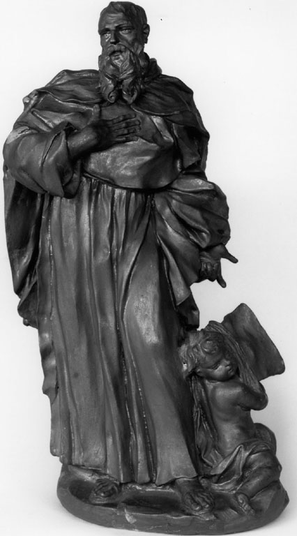 Beato Pietro Gambacorta da Pisa (statuetta) - ambito napoletano (inizio sec. XVIII)