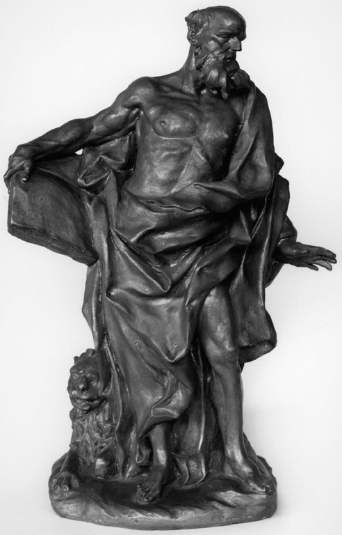 San Girolamo (statuetta) - ambito napoletano (inizio sec. XVIII)