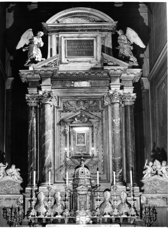 mostra architettonica d'altare di Bernini Gian Lorenzo, Finelli Giuliano, Ghetti Santi (sec. XVII)