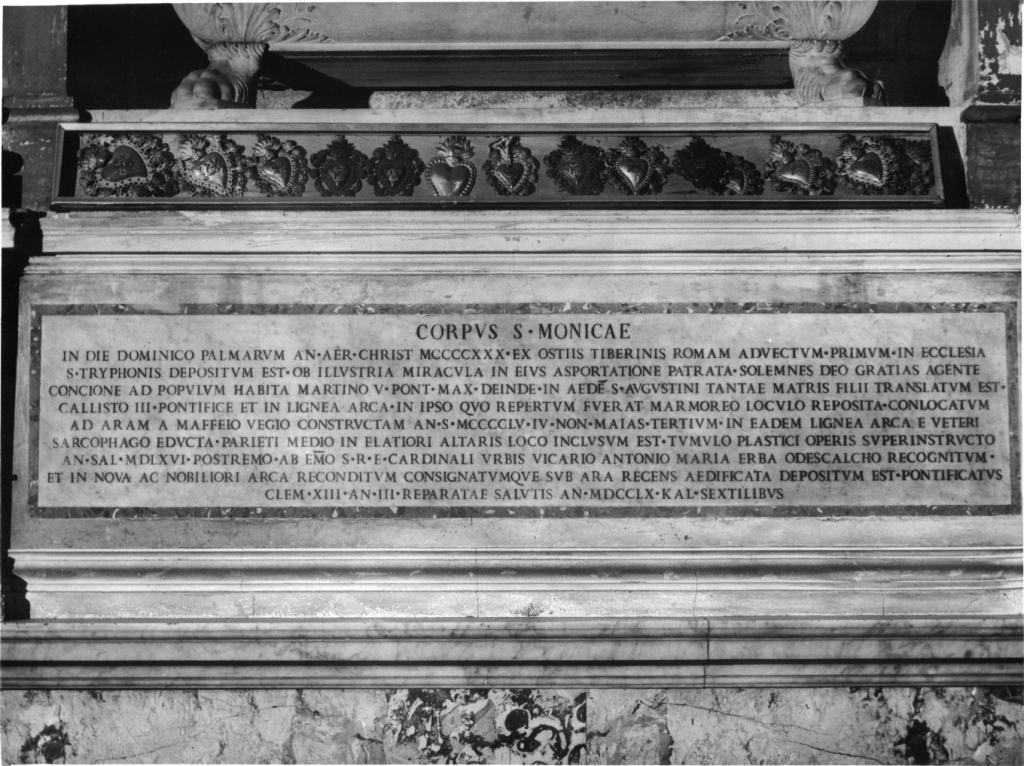 lapide commemorativa - ambito romano (sec. XVIII)