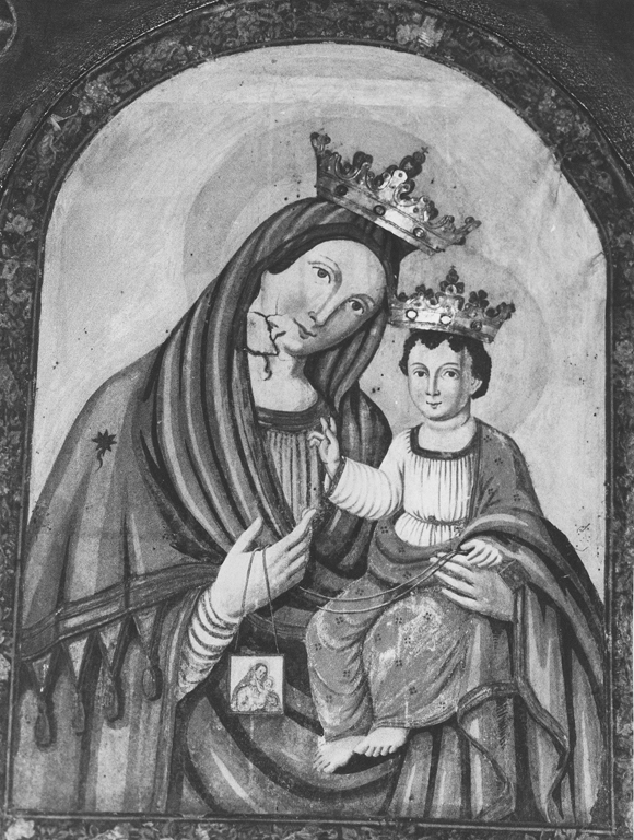 Madonna del Carmelo (dipinto) - ambito laziale (sec. XIX)