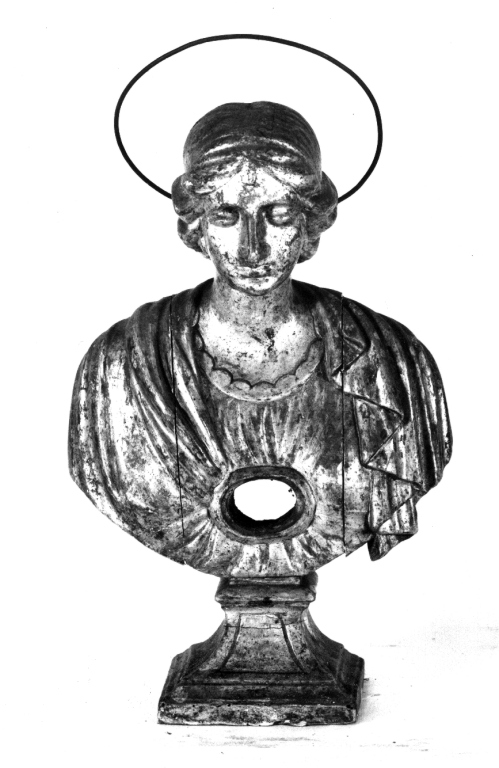 Santa (reliquiario - a busto) - ambito romano (sec. XVIII)