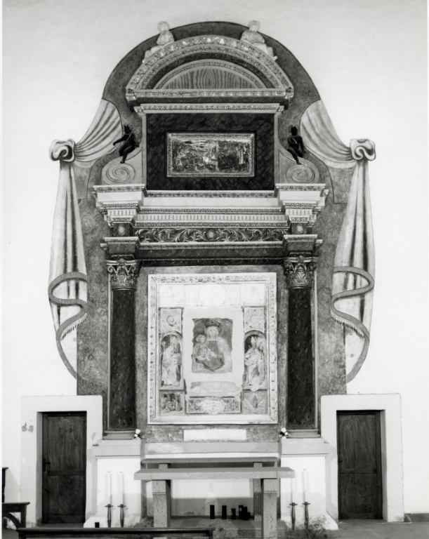 mostra d'altare - bottega Italia centrale (secc. XVII/ XIX)