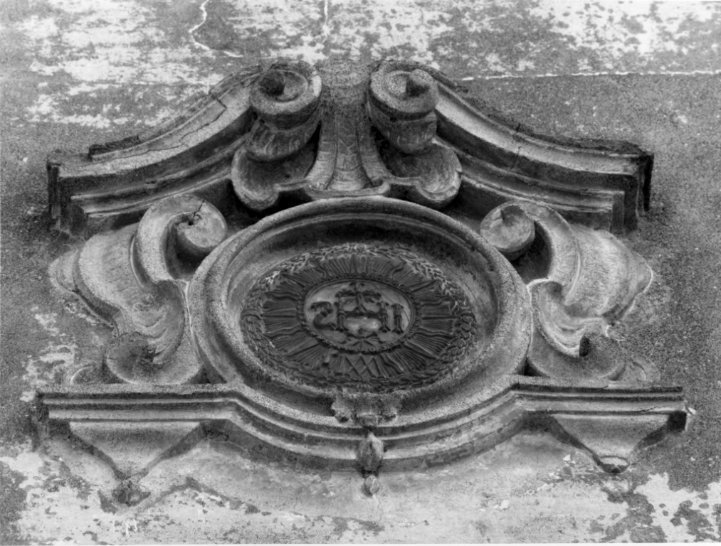 monogramma cristologico (rilievo) - bottega Italia centrale (sec. XVIII)