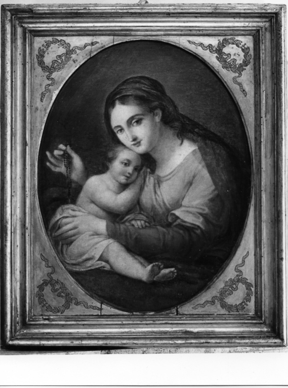 Madonna del Rosario (dipinto) di Conca Sebastiano (sec. XVIII)