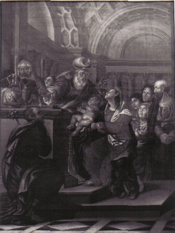 presentazione di Gesù al tempio (dipinto) di Moris Luigi (prima metà sec. XIX)