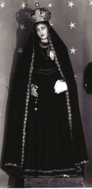Madonna Addolorata (statua) - ambito laziale (seconda metà sec. XIX)