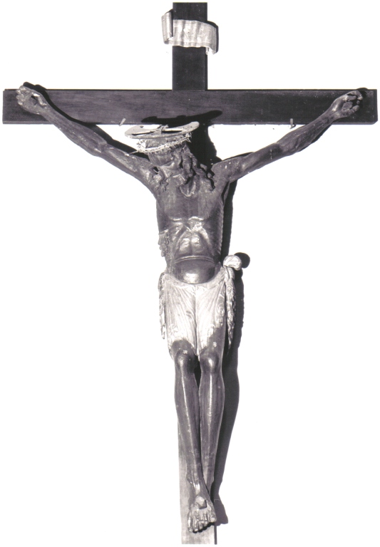 Cristo crocifisso (scultura) - ambito toscano (metà sec. XV)