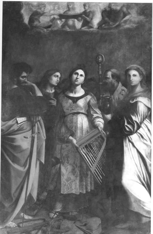 Estasi di S. Cecilia (dipinto) di Reni Guido (sec. XVII)