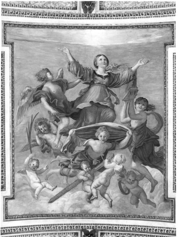 Gloria di S. Cecilia (dipinto) di Zampieri Domenico detto Domenichino (sec. XVII)