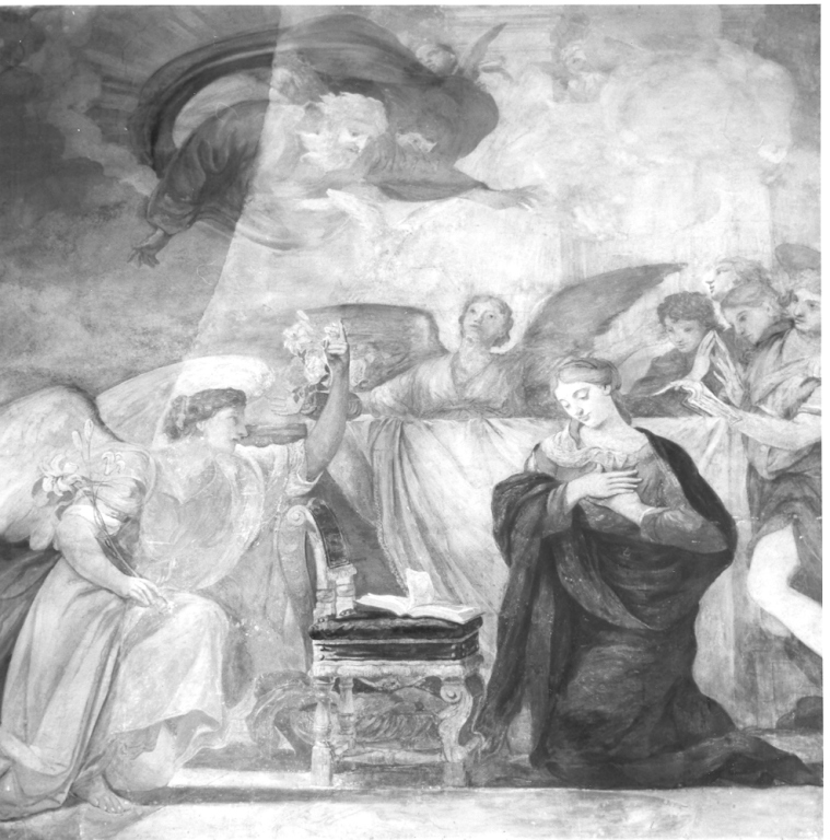 Annunciazione (dipinto) di Mellin Charles (prima metà sec. XVII)