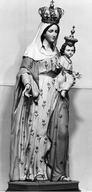 Madonna con Bambino (statua) - ambito laziale (sec. XIX)