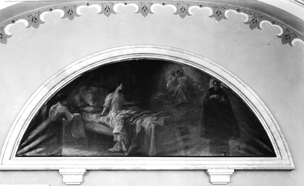 San Gabriele dell'Addolorata guarisce un'inferma (dipinto) - ambito Italia meridionale (metà sec. XIX)