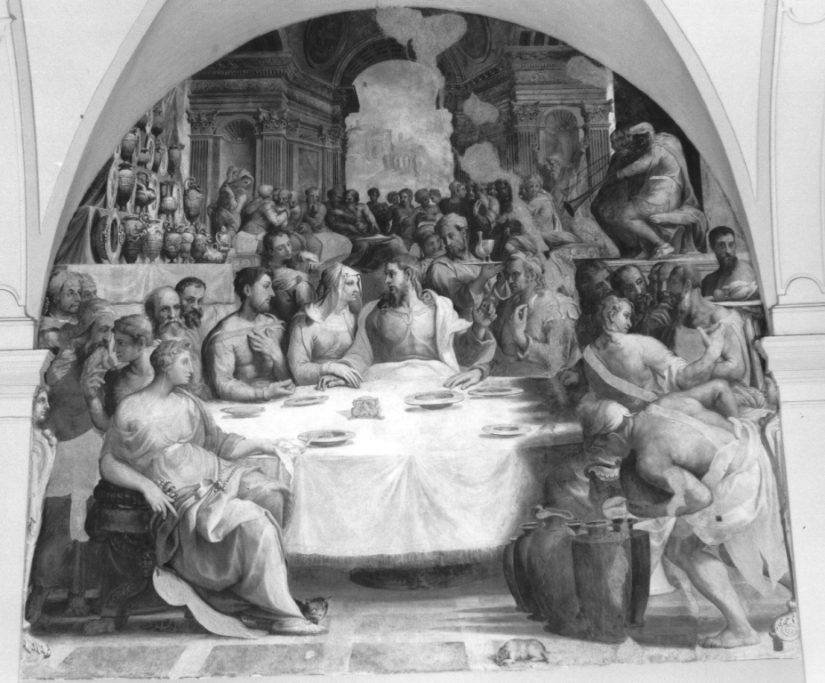 nozze di Cana (dipinto) di De Rossi Francesco detto Francesco Salviati (sec. XVI)
