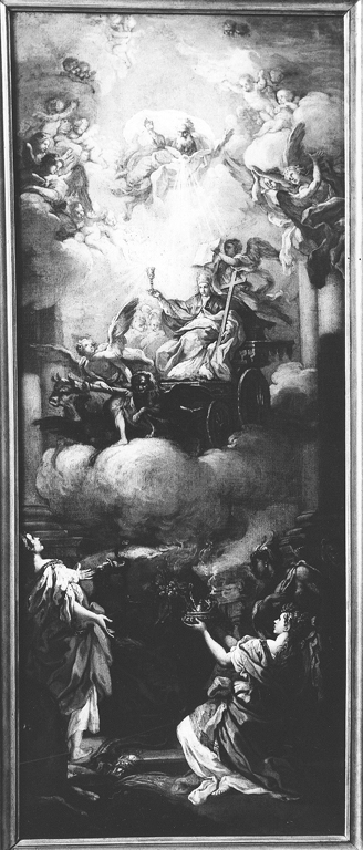 trionfo dell'Eucaristia (dipinto) - ambito Italia centrale (sec. XVIII)
