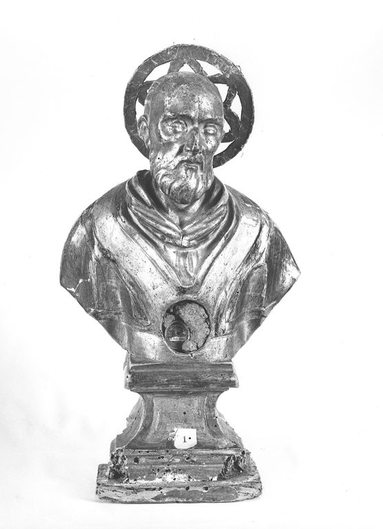 San Filippo Neri (reliquiario - a busto) - ambito Italia centrale (sec. XVIII)