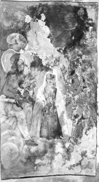 incoronazione di Maria Vergine (dipinto) - ambito laziale (seconda metà sec. XVII)