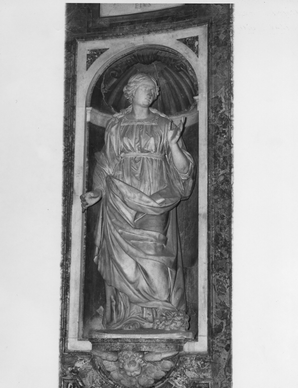 Santa Flavia Domitilla (statua) di De Rossi Domenico (attribuito) (sec. XVII)