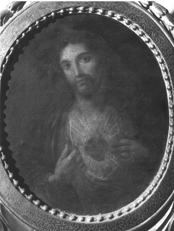 Sacro Cuore di Gesù (dipinto) - ambito laziale (fine/inizio secc. XVIII/ XIX)