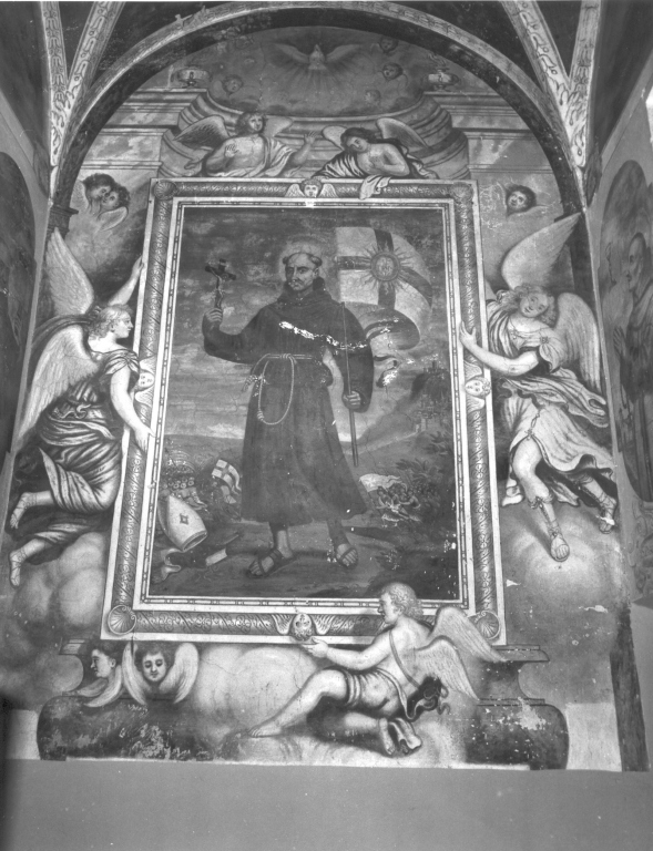 San Giovanni da Capistrano (decorazione pittorica) - ambito laziale (sec. XVII)