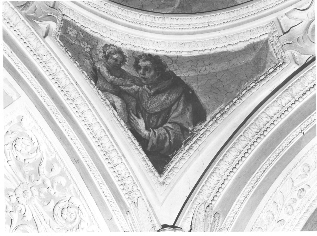 Dottori della chiesa (decorazione pittorica, complesso decorativo) - ambito laziale (sec. XVII)