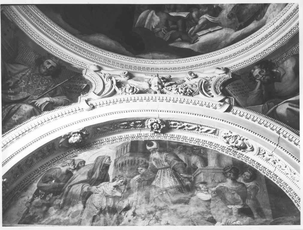 presentazione di Maria Vergine al tempio (dipinto) di Manenti Vincenzo (attribuito) (sec. XVII)