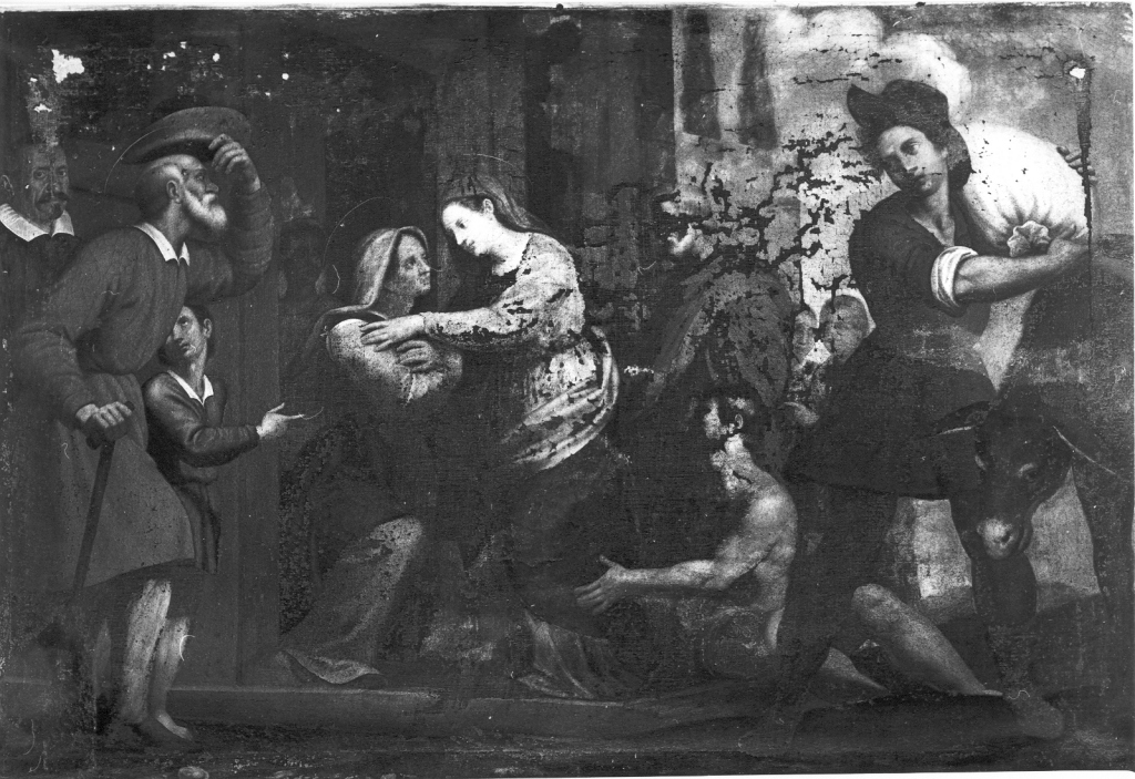 visitazione (dipinto) - ambito romano (sec. XVII)