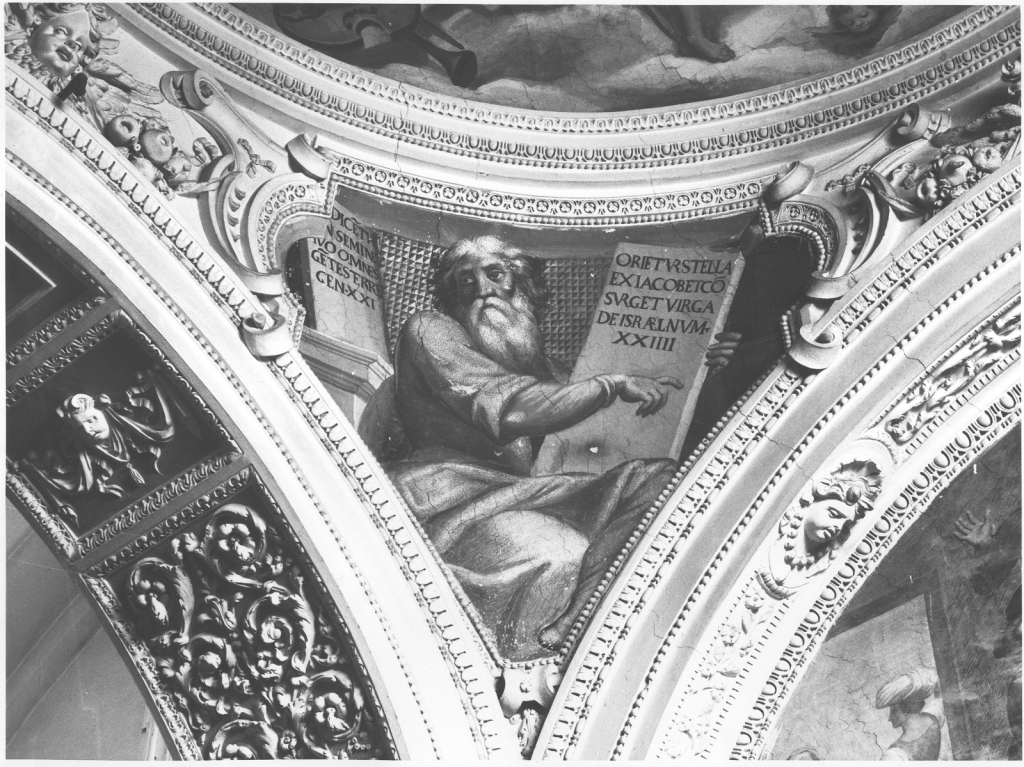 profeti (decorazione pittorica, complesso decorativo) - ambito laziale (sec. XVII)