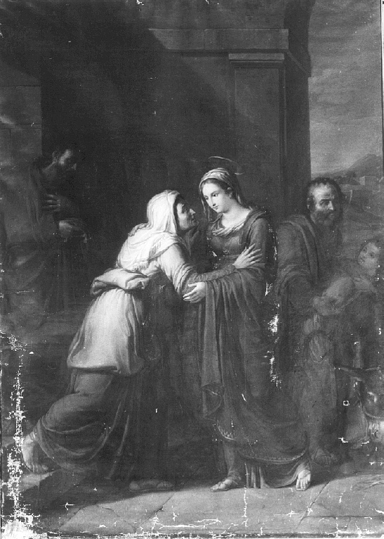 visitazione (dipinto) di Manno Francesco (sec. XIX)