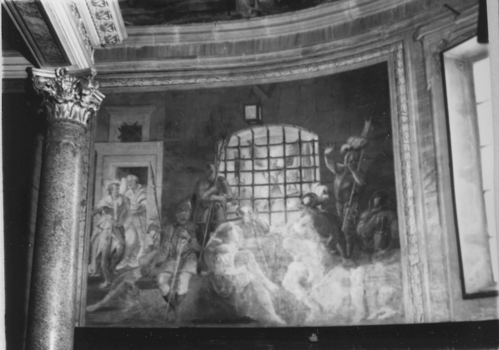San Pietro liberato dal carcere da un angelo (dipinto) di Coppi Iacopo detto Iacopo del Meglio, Carboni Giovanni Giacomo (sec. XVI)