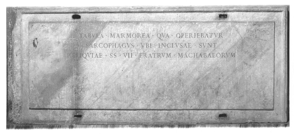 coperchio di sarcofago - ambito romano (fine sec. IV)