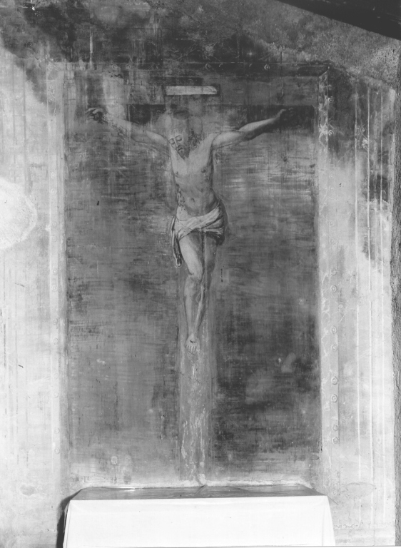 Cristo crocifisso (dipinto) - ambito laziale (sec. XVII)