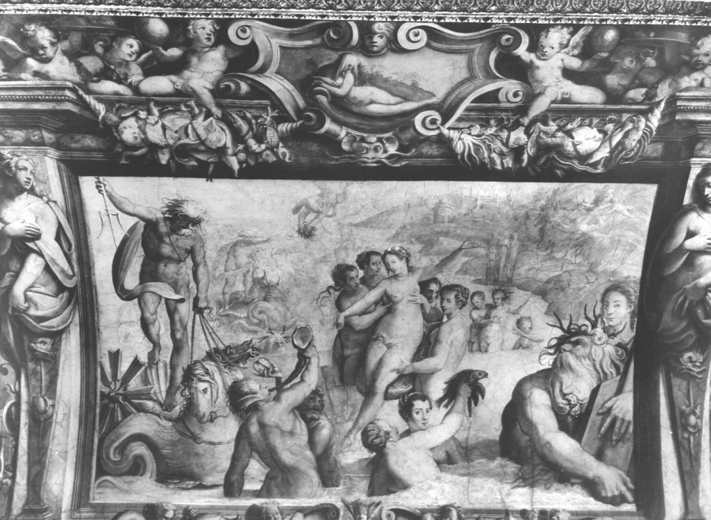 allegorie dei quattro elementi: acqua (dipinto, ciclo) di Zucchi Jacopo (sec. XVI)